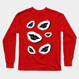 Floating Lips Long Sleeve T-Shirt